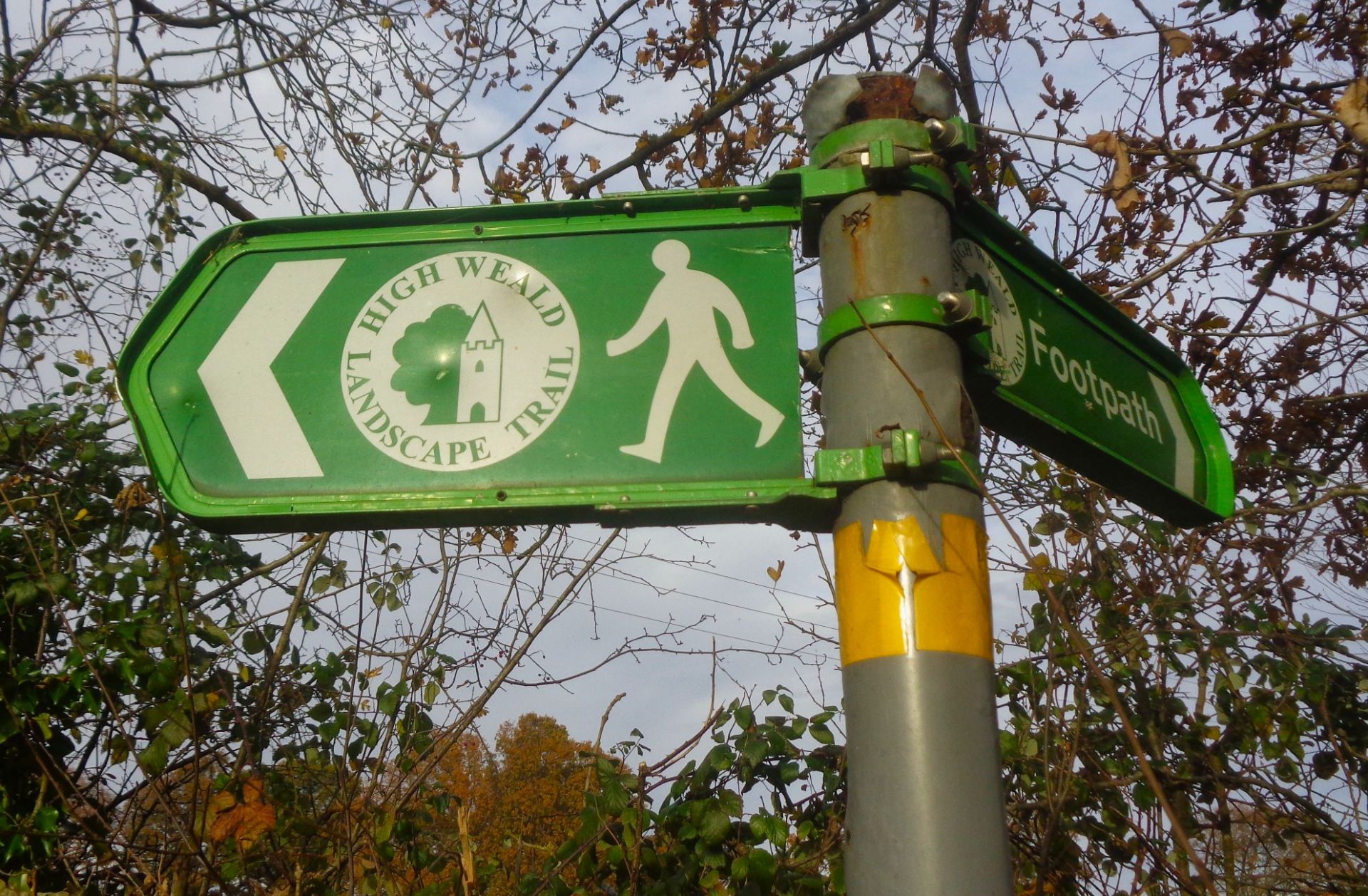 High Weald Landscape Trail signage